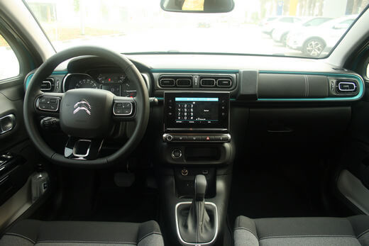 סיטרואן C3 תא הנוסעים